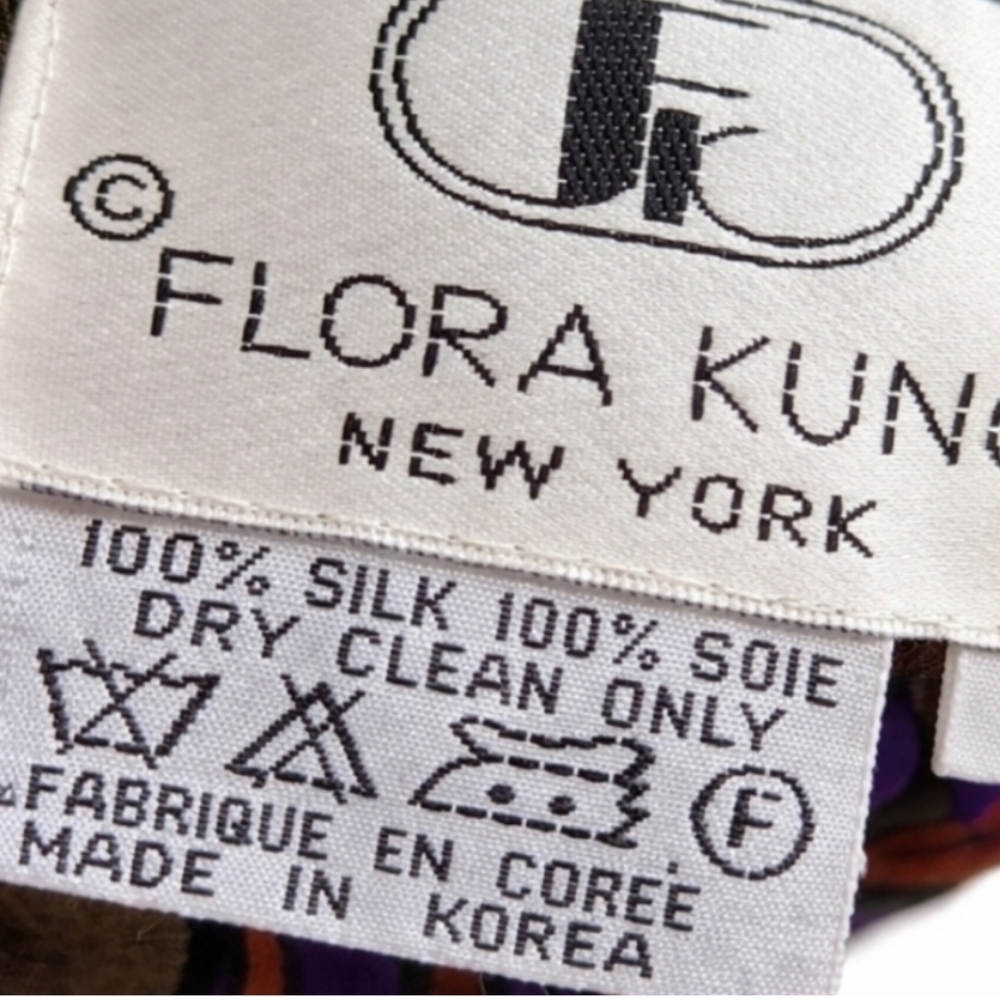 Vintage Silk Abstract Lux Skirt | Flora Kung New York - Picture 7 of 9
